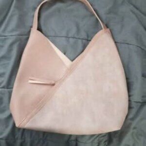 Pink Large Tote Hand/Travel Bag Open Top with Front Zipper – Small mark